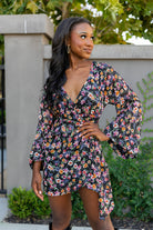 BuddyLove Astrid Wrap Mini Dress - Over It