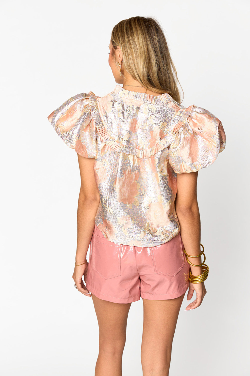 BuddyLove Leeland Puff Sleeve Top - Sugar Cube