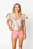 BuddyLove Leeland Puff Sleeve Top - Sugar Cube