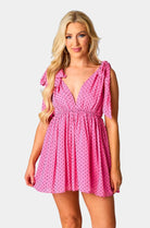 BuddyLove Melanie Tie-Shoulder Mini Dress - Minnie