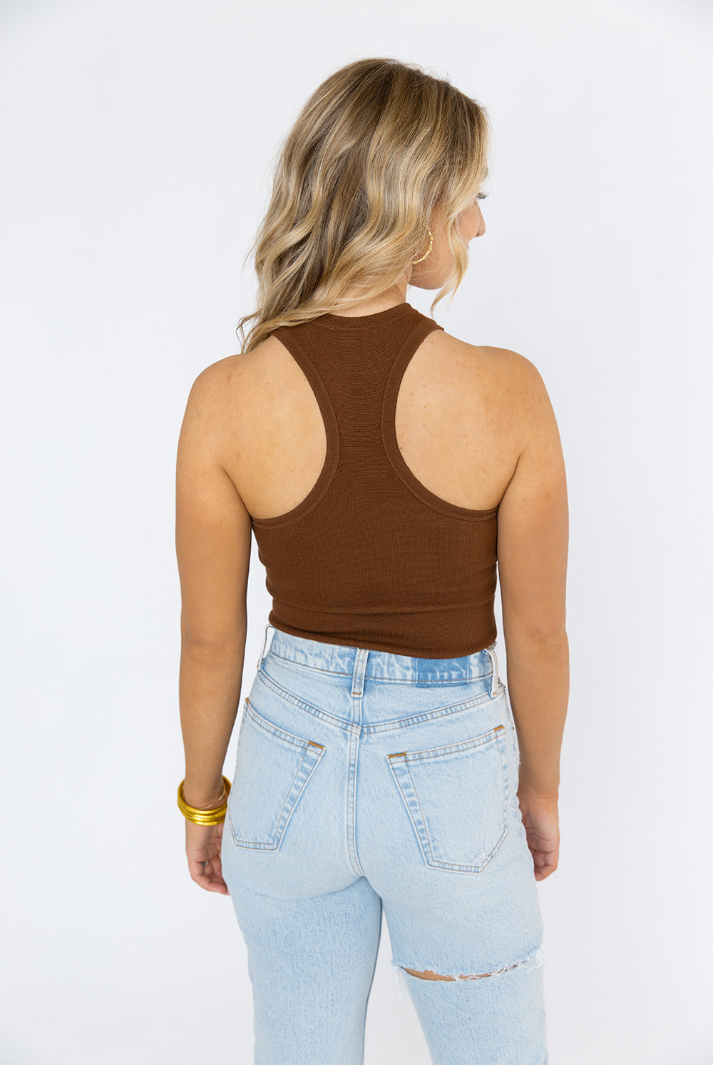 BuddyLove Jada Halter Bodysuit - Chocolate