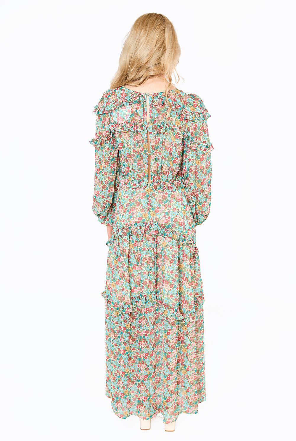 BuddyLove Pia Long Sleeve Maxi Dress - Lush