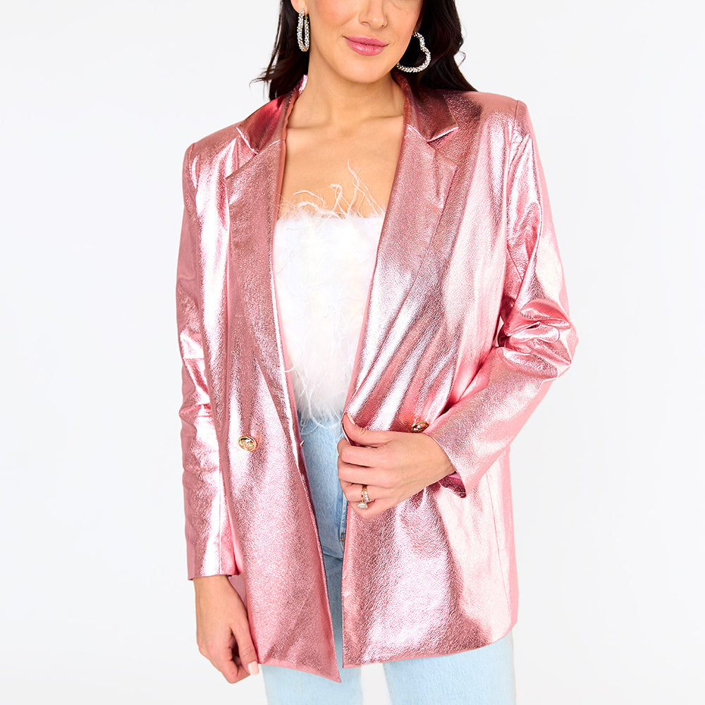 BuddyLove Avery Oversized Blazer - Begonia