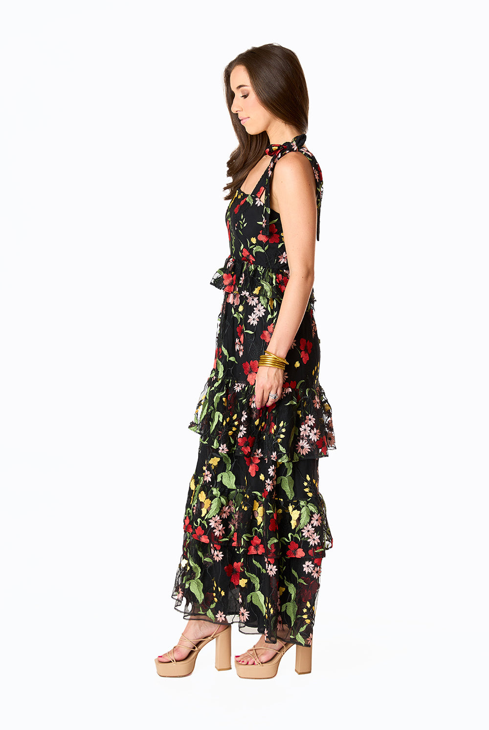 BuddyLove Edie Tie-Shoulder Maxi Dress - Lost In It