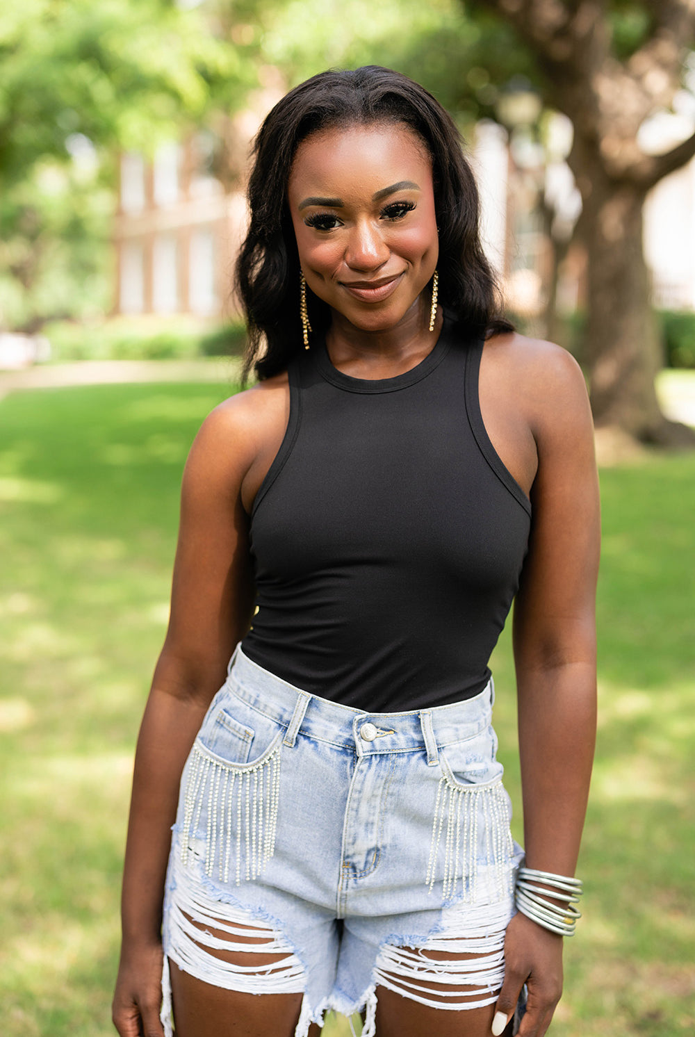 BuddyLove Jada Halter Bodysuit - Panther