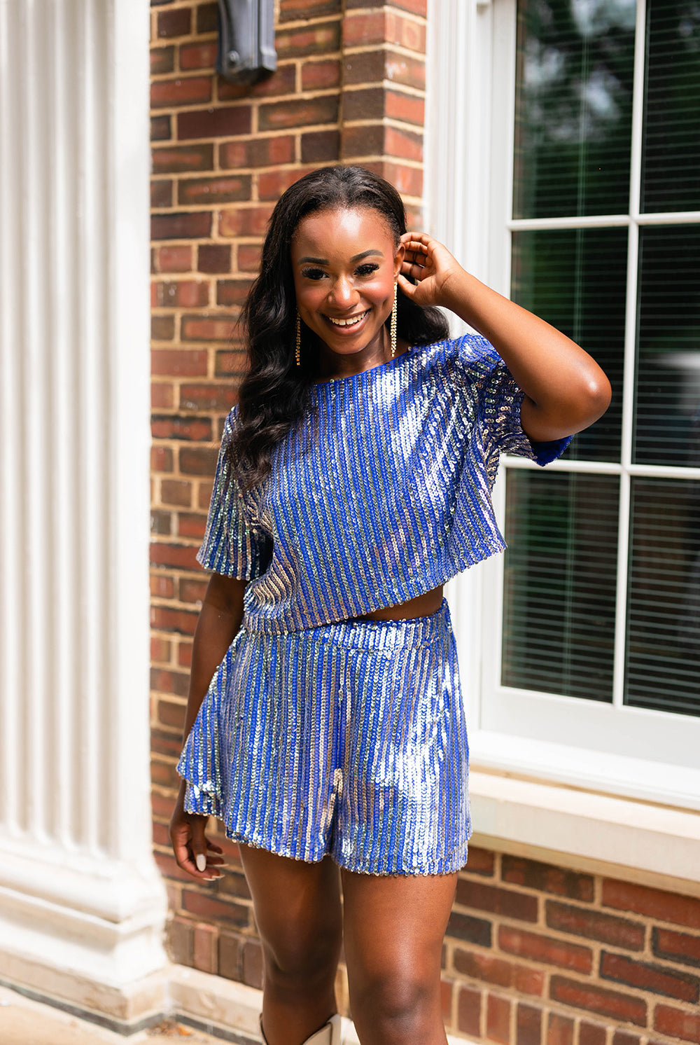 BuddyLove Laura Sequin Set - Royal Blue