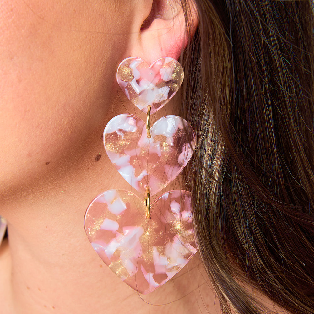 Linny Co xx BL Lola Statement Earrings - Stained Glass