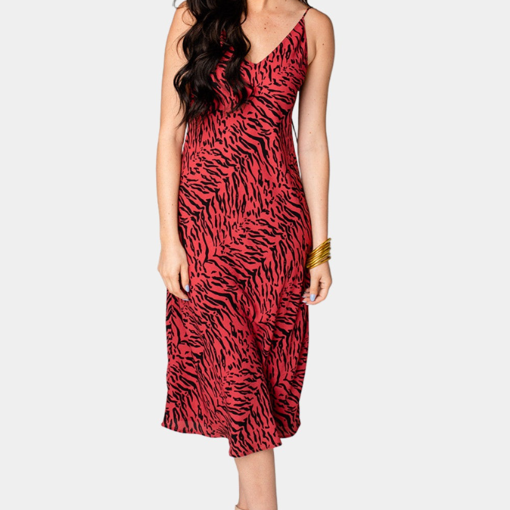 BuddyLove Tiff Midi Slip Dress - Tigers Blood