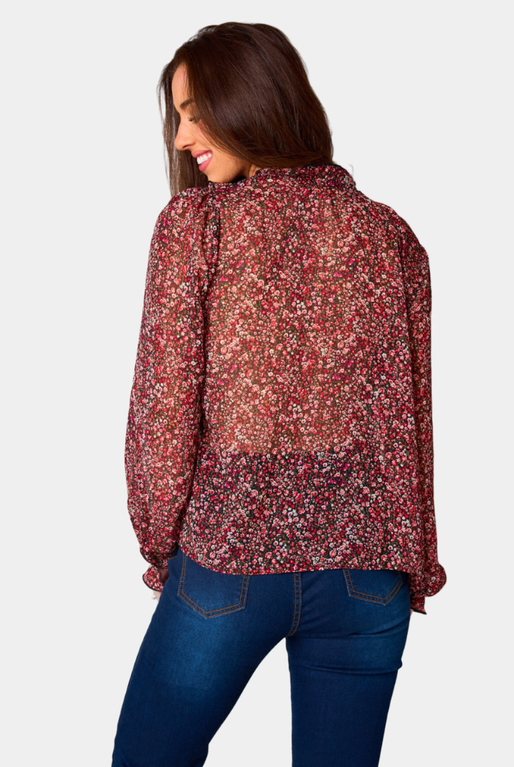 BuddyLove Lonnie Long Sleeve Blouse - Amour