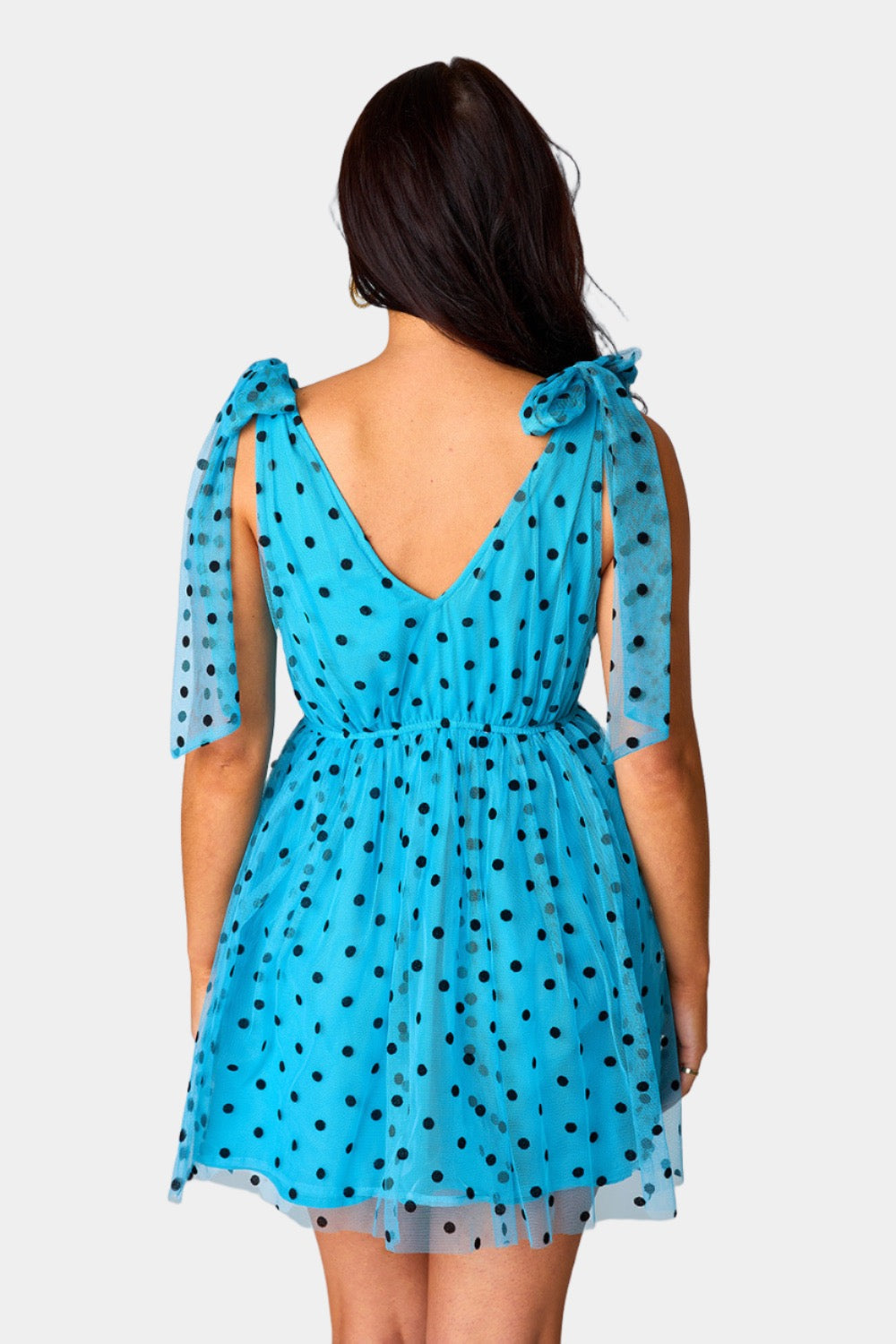 BuddyLove Melanie Tie-Shoulder Mini Dress - Mickey