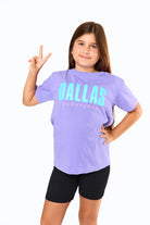 BuddyLove Dallas Youth Graphic Tee - Violet