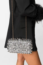 Daphne Clutch - Silver