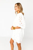 BuddyLove | Deb Lace Mini Dress | Moon Flower