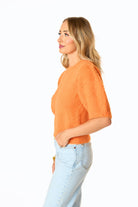 BuddyLove Macy Crop Sweater - Mango