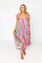 BuddyLove | Landon Tie-Shoulder Maxi Dress | Vacay