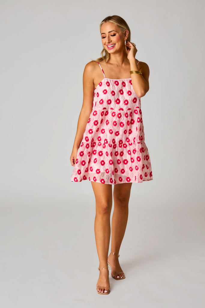 BuddyLove Corky Short Dress - Cherry Delight