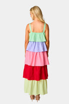 BuddyLove Agnus Tiered Maxi Dress - Mystic