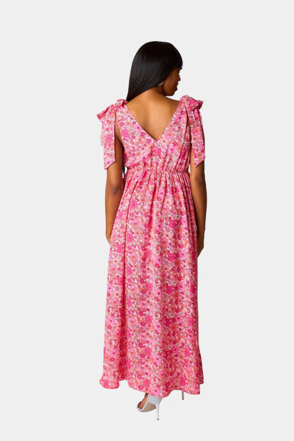 BuddyLove Meme Tie-Shoulder Maxi Dress - Hawaiian Sun