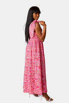 BuddyLove Meme Tie-Shoulder Maxi Dress - Hawaiian Sun