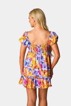 BuddyLove Diego Babydoll Mini Dress - Pansy