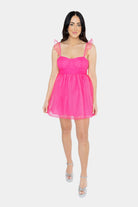 BuddyLove Vixen Bustier Mini Dress - Hot Pink