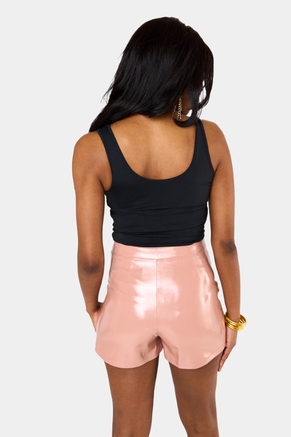 BuddyLove Chelsea Vegan Leather Skort - Mauve