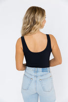 BuddyLove Sawyer Scoop Neck Bodysuit - Pitch Black