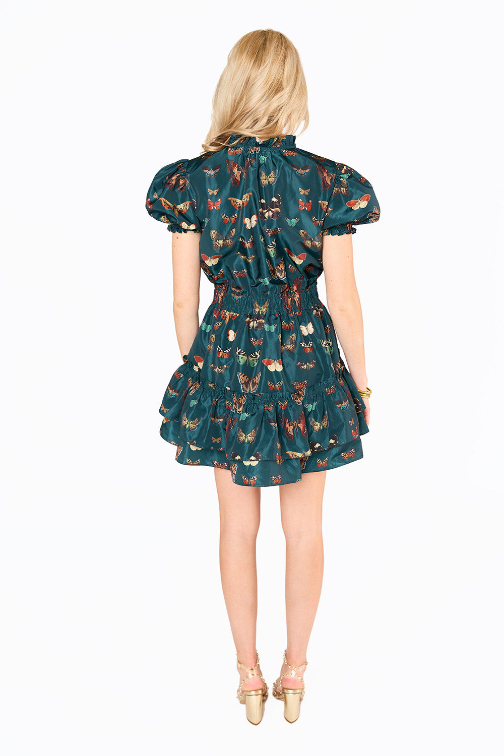 BuddyLove Clementine Elastic Waist Mini Dress - Dragonfly