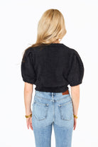 BuddyLove Macy Crop Sweater - Black