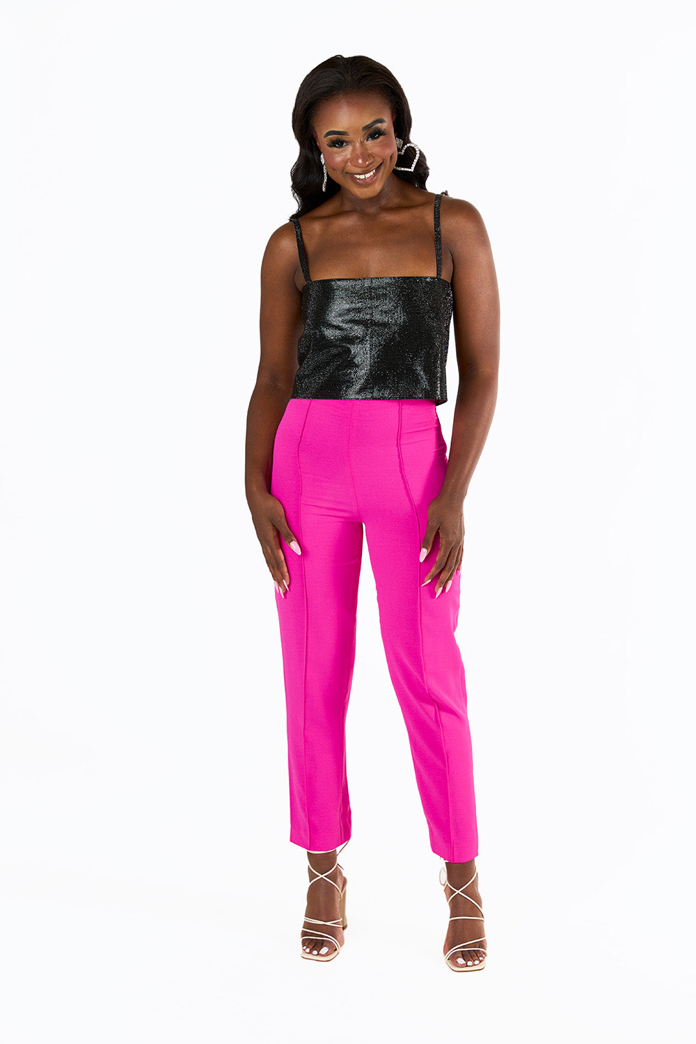 BuddyLove Waldorf High-Waisted Pants - Azalea