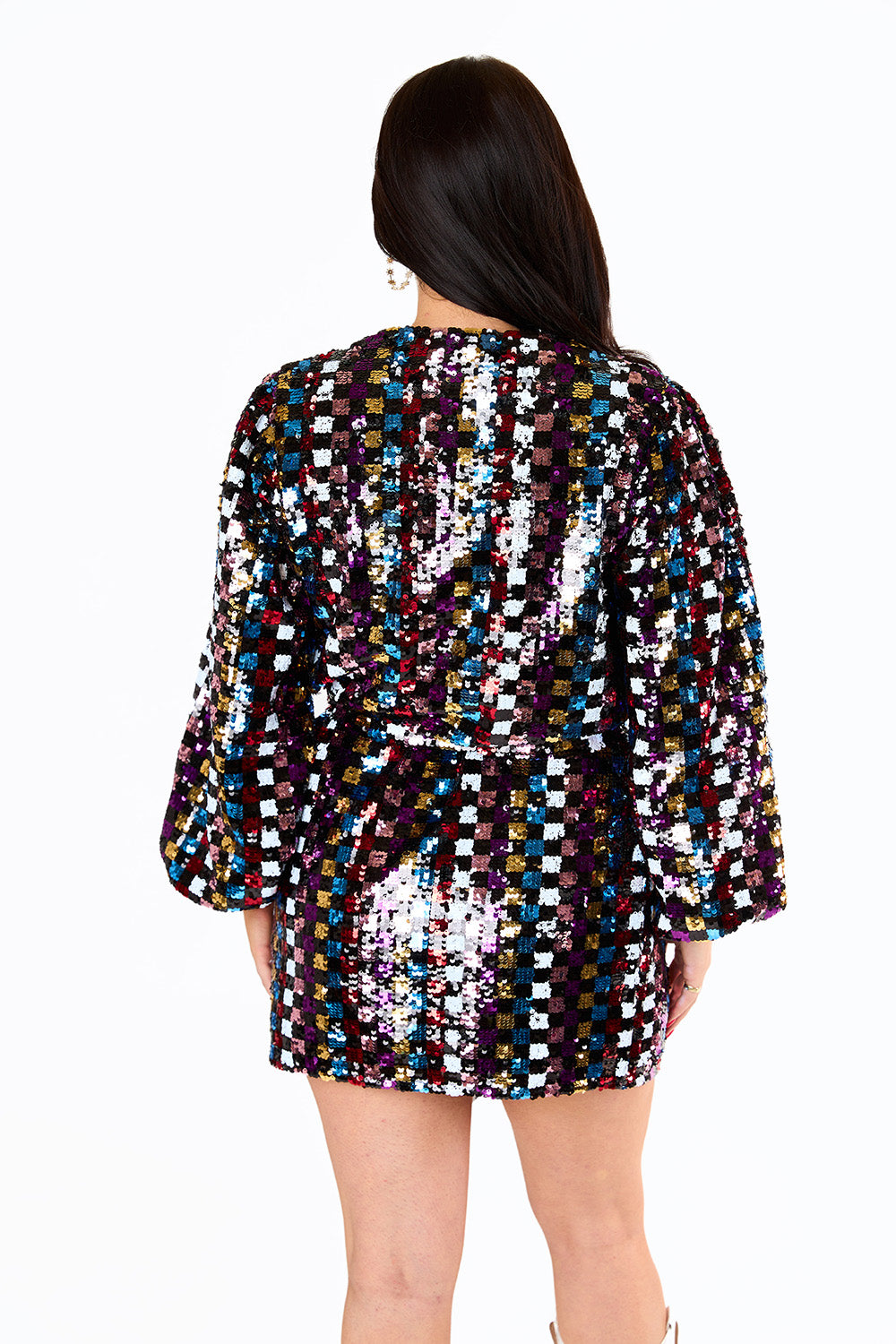 BuddyLove Adeline Sequin Wrap Dress - Kaleidoscope