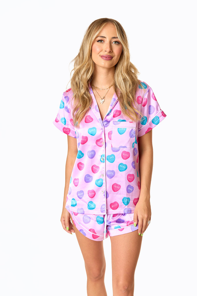 BuddyLove Aurora Pajama Set - Sweet Hearts