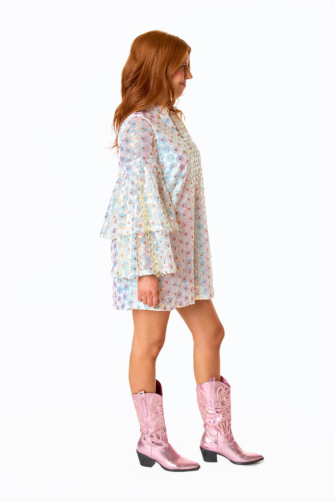 BuddyLove Gayle Long Sleeve Mini Dress - Top Notch