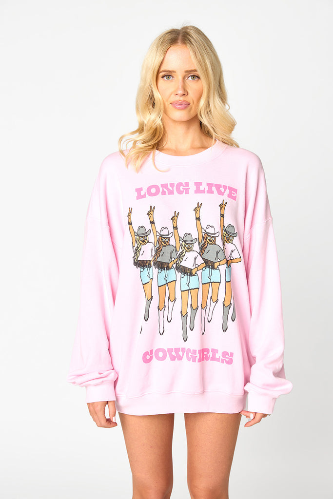 BuddyLove Vickie Graphic Sweatshirt - Long Live Cowgirls