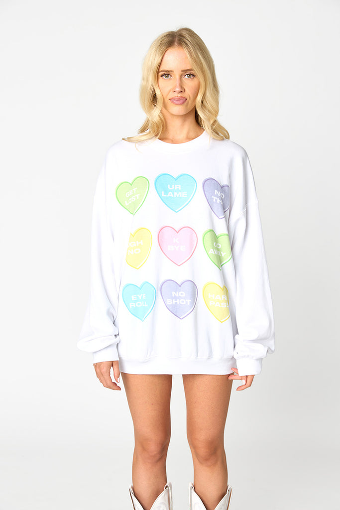 BuddyLove Devon Graphic Sweatshirt - Sour