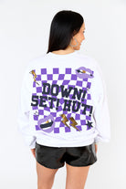 BuddyLove Devon Graphic Sweatshirt - Down Set Purple