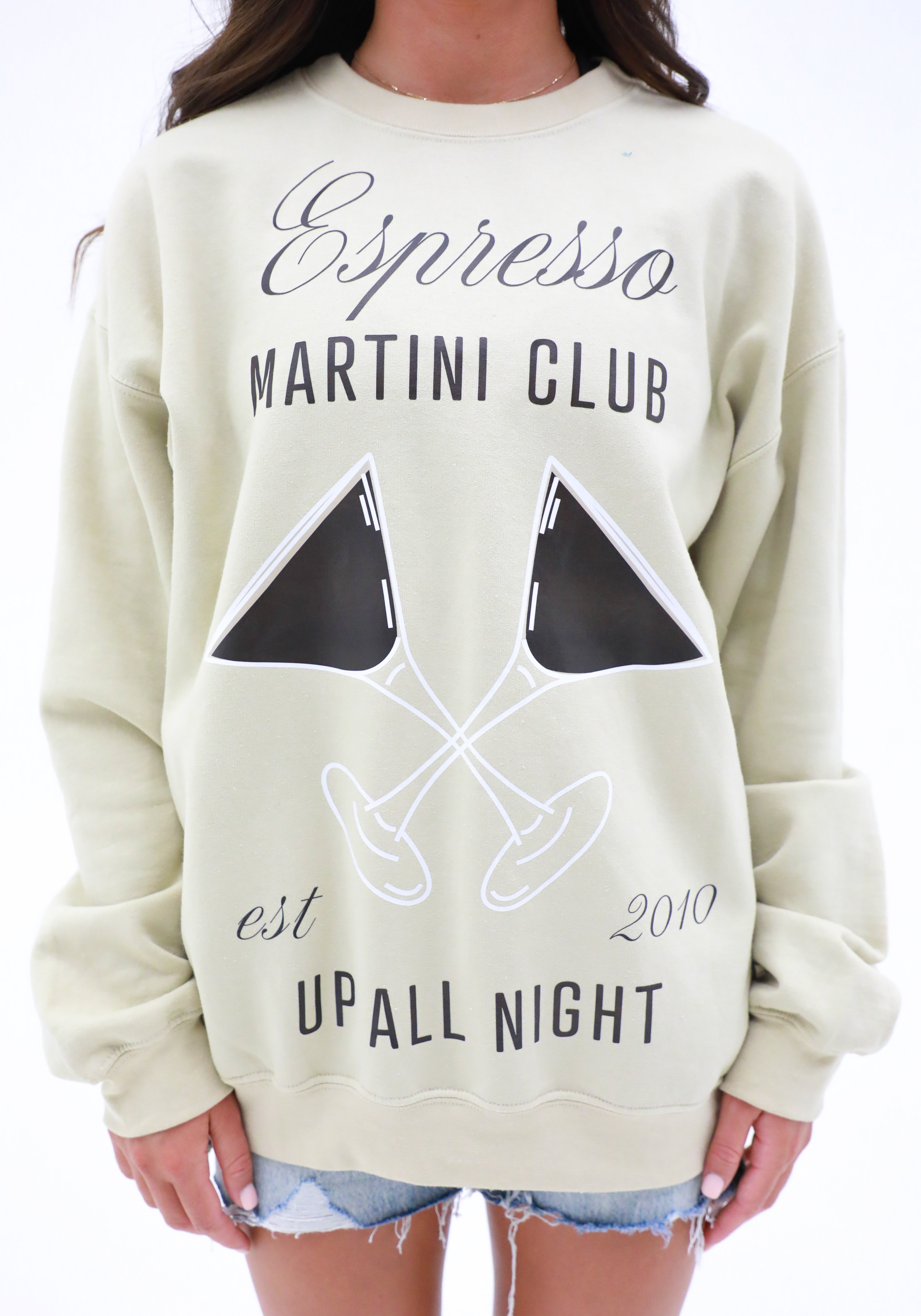 Merry Crewneck Sweatshirt - Club Espresso