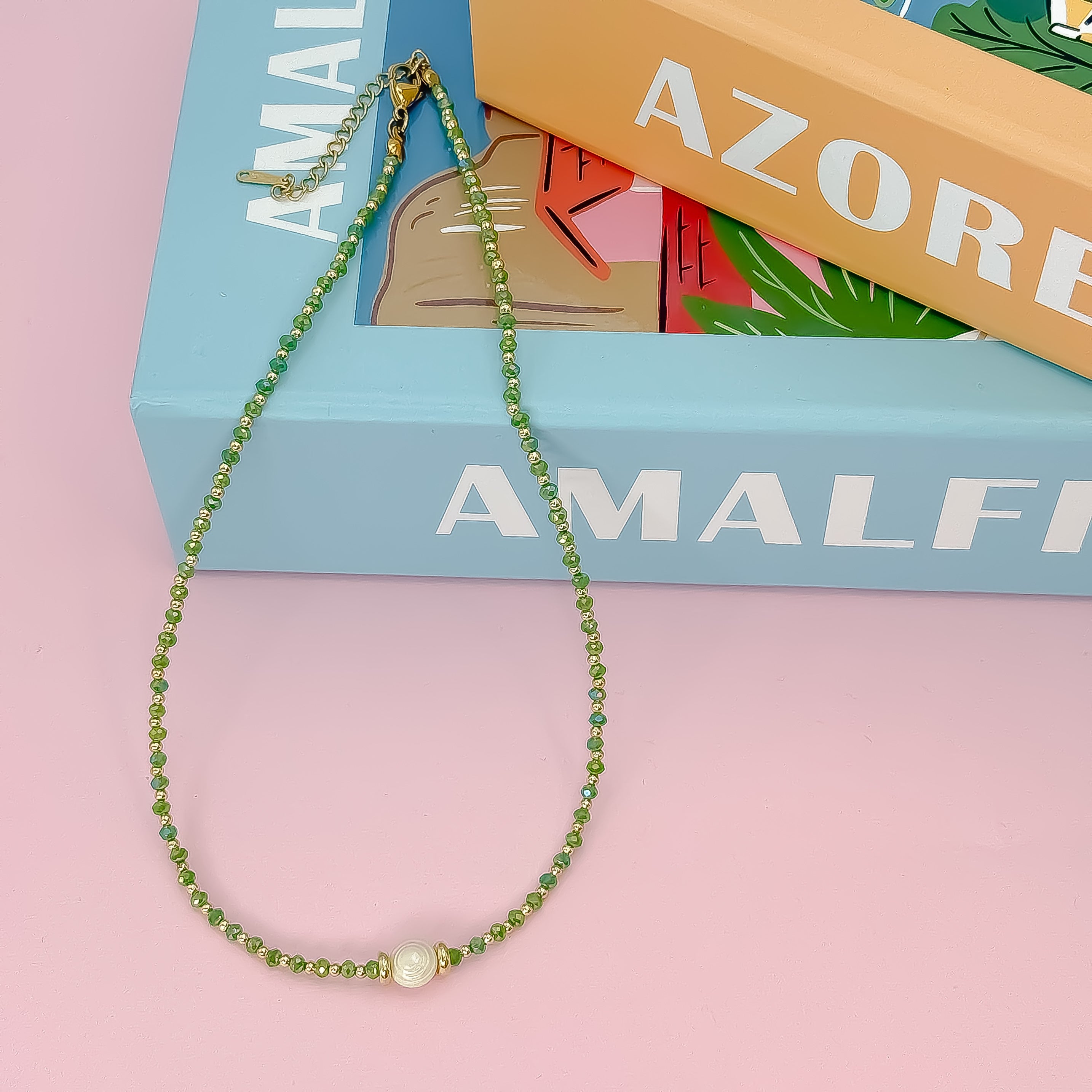 Glowy Bean Necklace