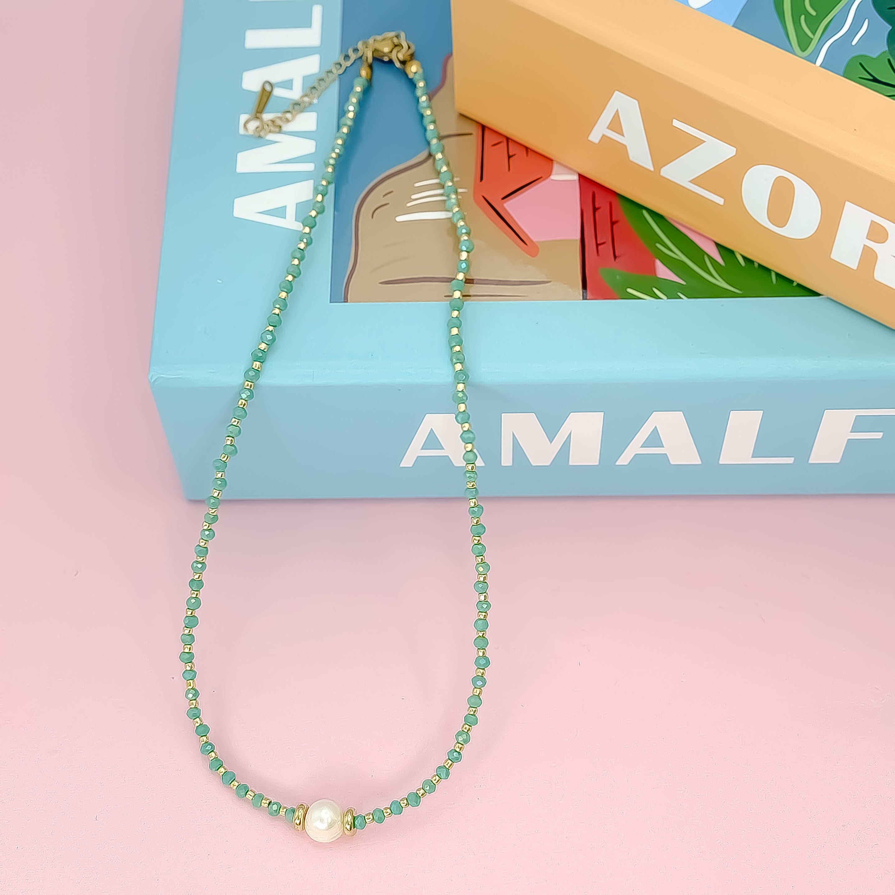 Glowy Bean Necklace