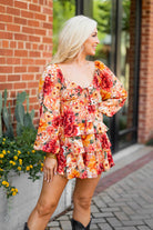 BuddyLove Jodi Ruffle Mini Dress - Harvest