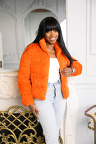 BuddyLove Noella Faux Fur Jacket - Cayenne