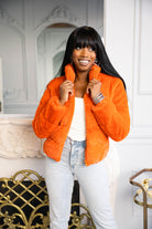 BuddyLove Noella Faux Fur Jacket - Cayenne