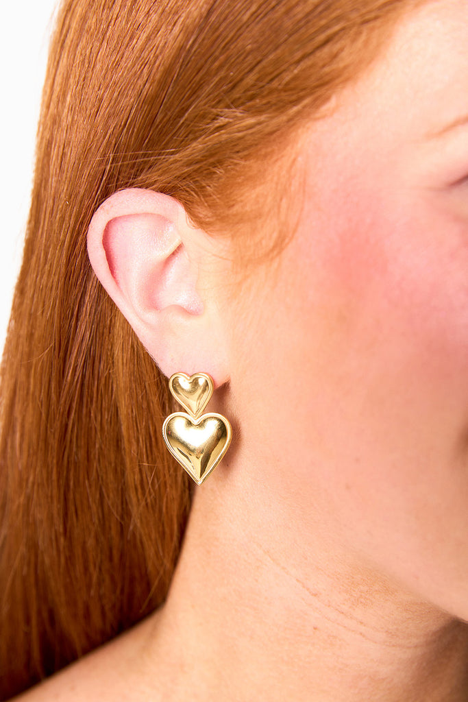 Esme Statement Earrings - Gold