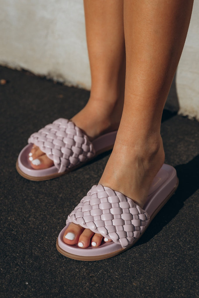Love Braided Sandals - Lilac
