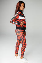 BuddyLove Vonn Elastic Long Sleeved Zip Up Jacket - Fire