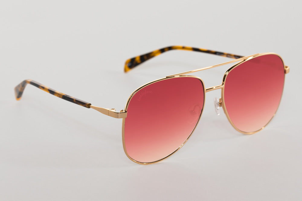 BuddyLove Maverick Aviator Sunglasses - Pink