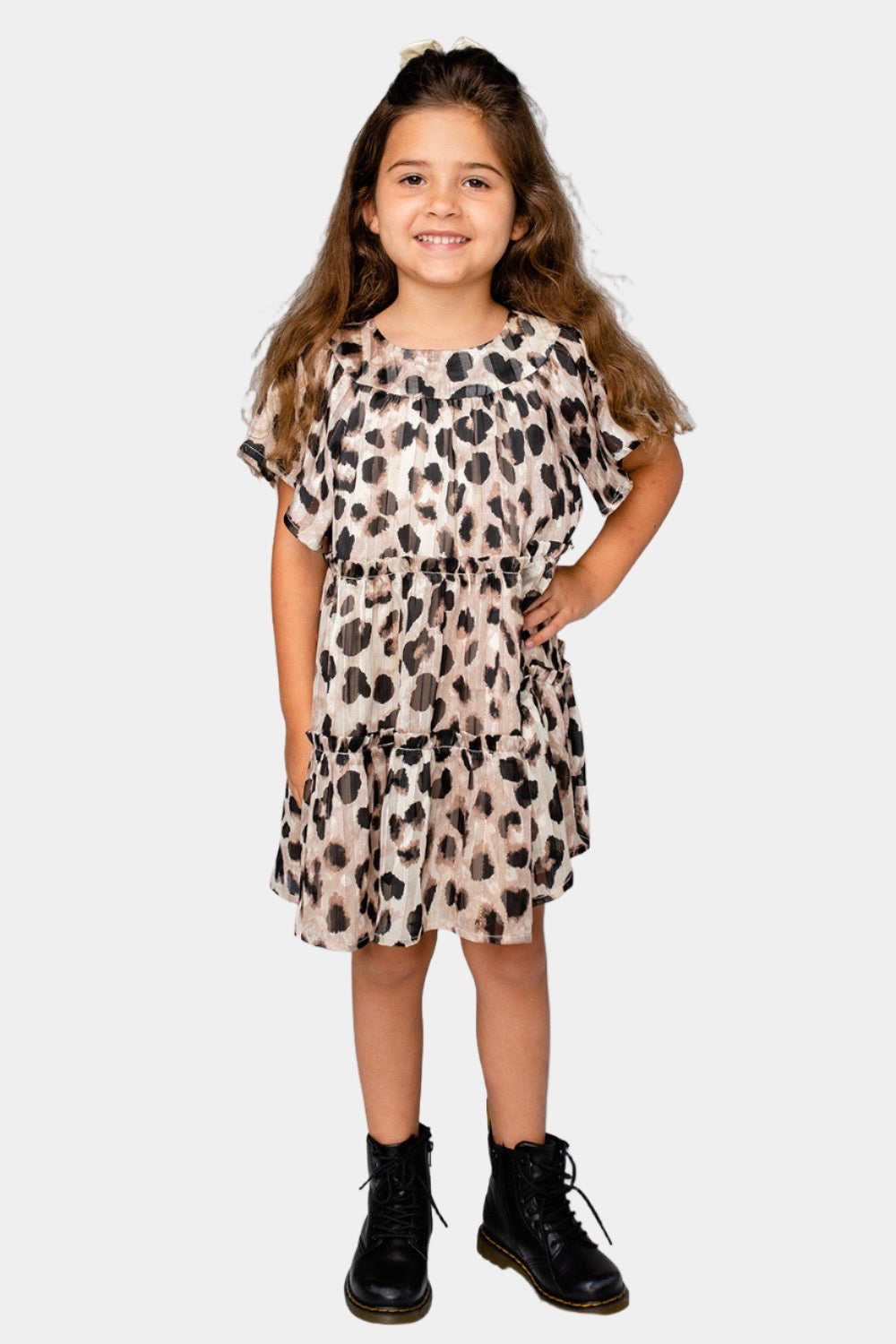 BuddyLove Kenzie Girl's Dress - Oreo