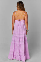 BuddyLove Jaxon Tiered Maxi Dress - Lavender