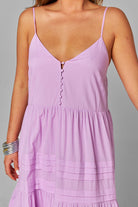 BuddyLove Jaxon Tiered Maxi Dress - Lavender