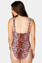 BuddyLove Keke Square Neck One-Piece Swimsuit - Siberian Tiger